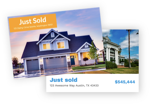 Send real estate marketing postcards