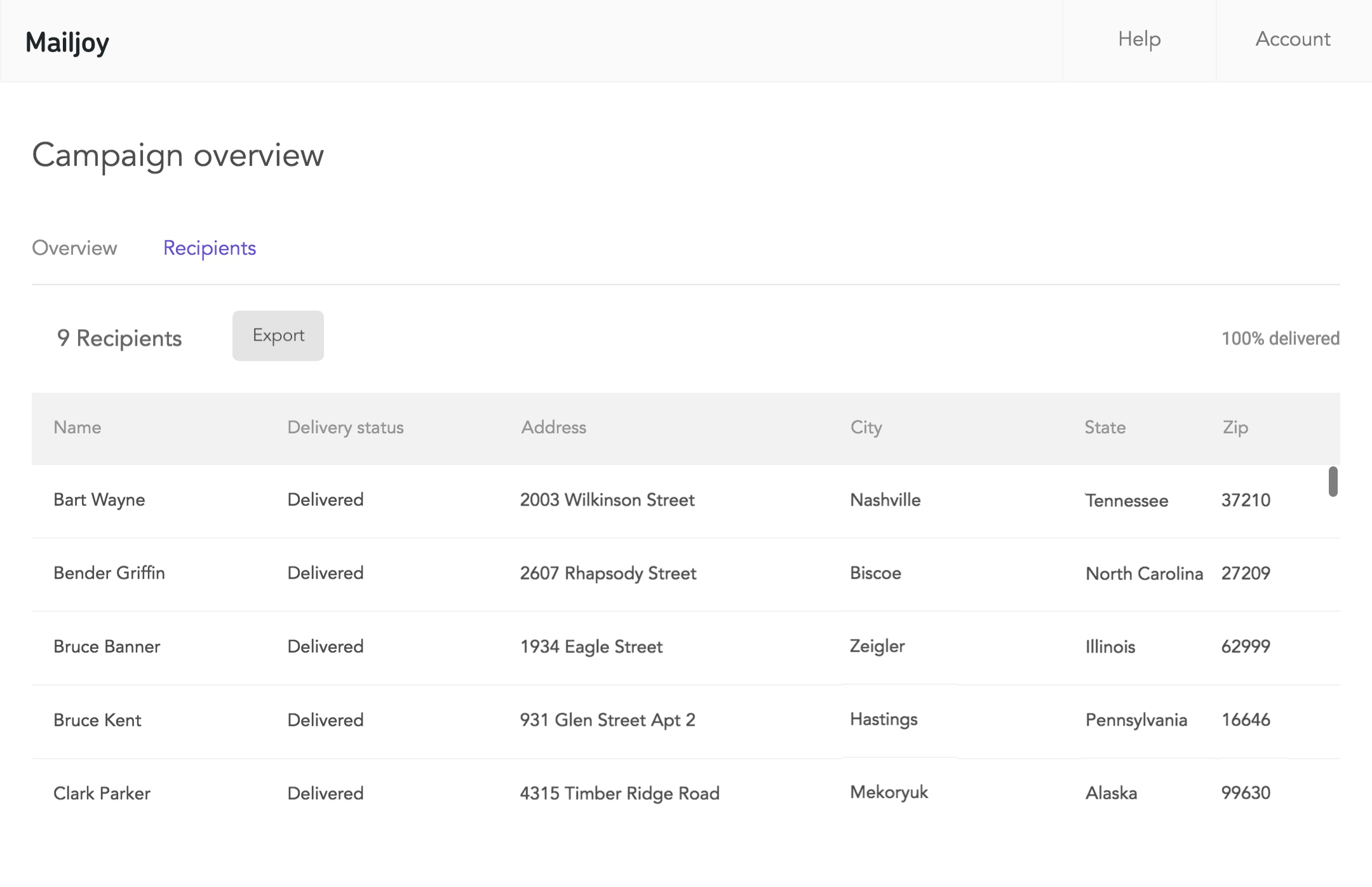 Track delivery and conversions of your direct mail campaign