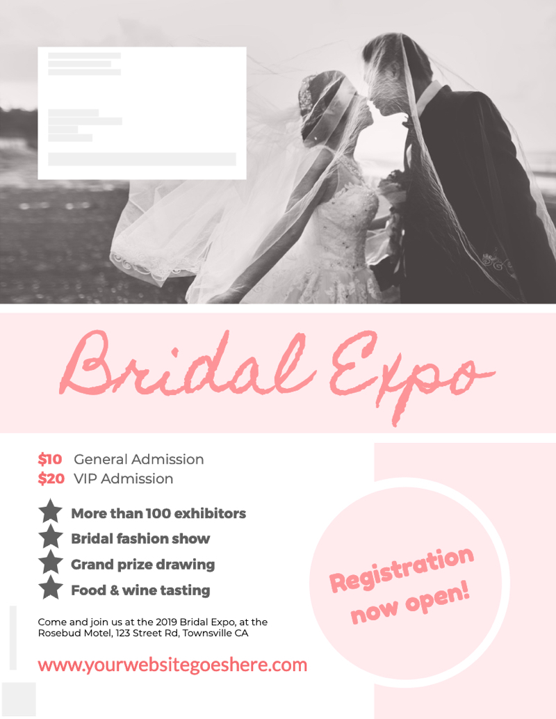 Bridal Expo Letter Template